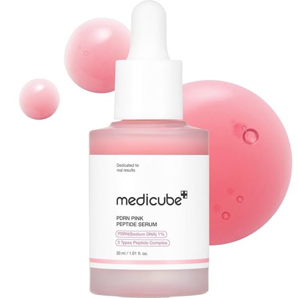 Medicube Salmon DNA PDRN Pink Peptide Serum – Glow & Firming (1.01 fl.oz.)